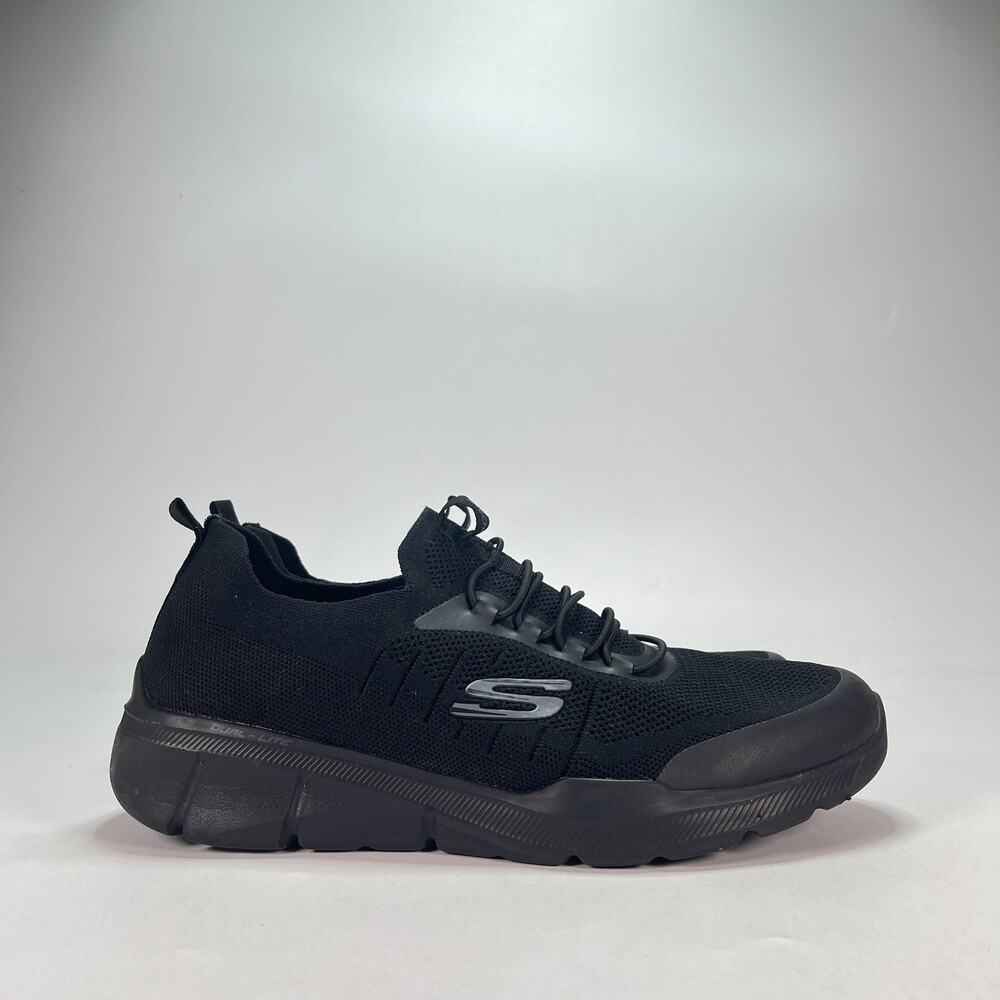 Skechers Equalizer 4.0 Persistable Black Athletic Slip On Shoes 56256 Mens Sz 13